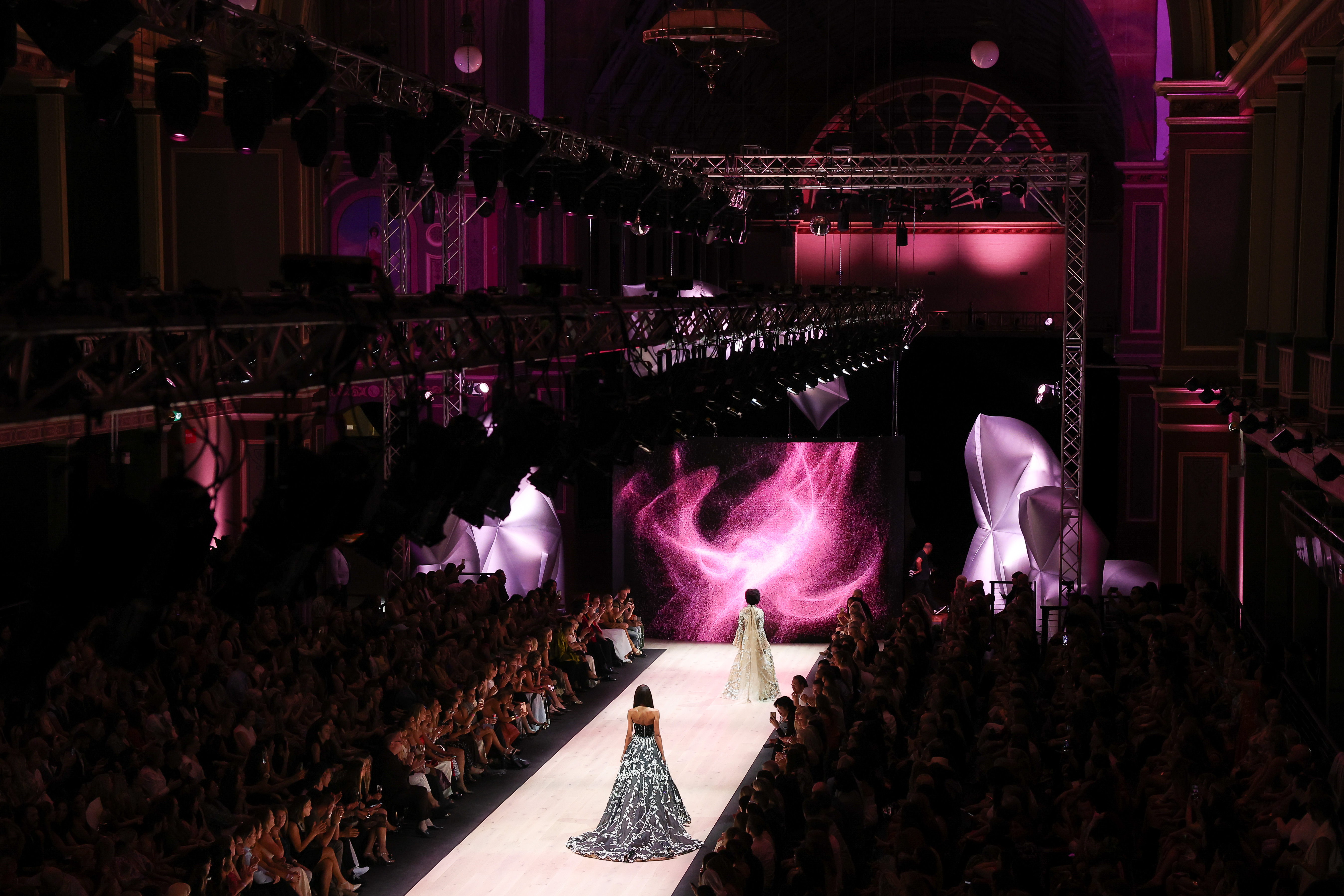 Melbourne Fashion Festival runway media visual